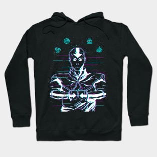 Avatar Aang Glitch Hoodie